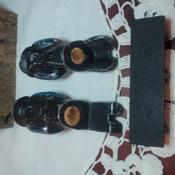 1960s Salt & Pepper Cast Iron Family by Danecraft - Picture 2 of 12